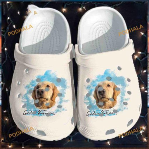 Golden Retriever Dog Cute Crocs