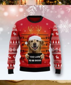 Golden Retriever Woofmas Christmas Ugly Christmas Sweater