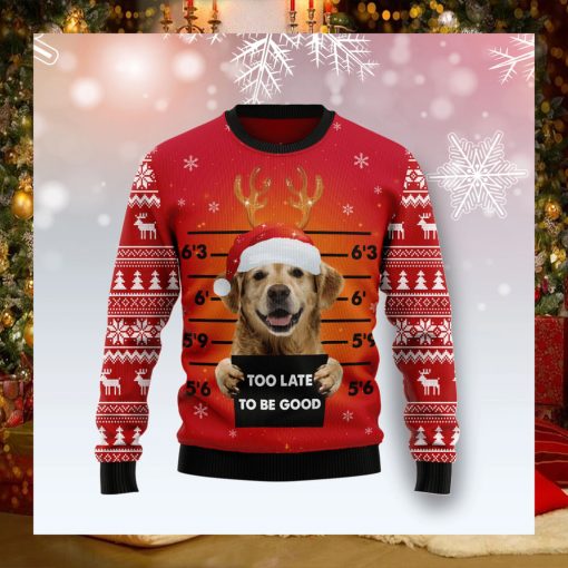 Golden Retriever Woofmas Christmas Ugly Christmas Sweater