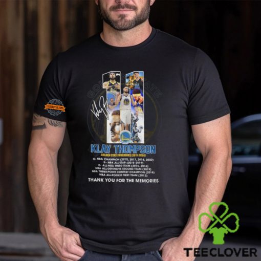 Golden State Warriors 11 Klay Thomson 2011 2024 Thank You For The Memories T Shirt