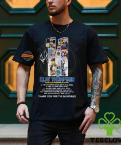 Golden State Warriors 11 Klay Thomson 2011 2024 Thank You For The Memories T Shirt