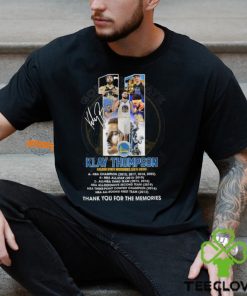 Golden State Warriors 11 Klay Thomson 2011 2024 Thank You For The Memories T Shirt