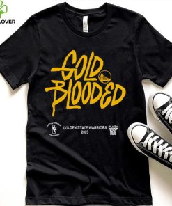 Golden State Warriors 2023 Playoffs Gold Blooded logo shirt