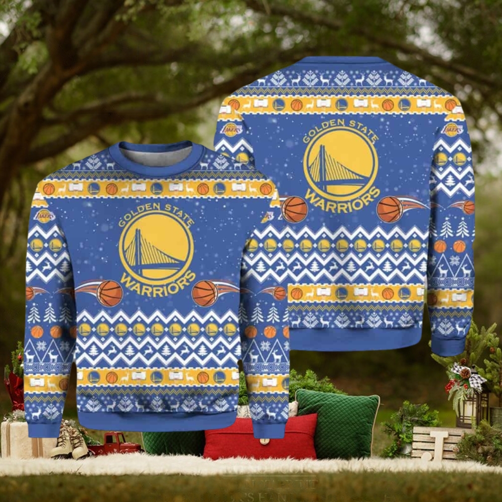 Golden State Warriors Basketball Ugly Christmas Sweater Golden State Warriors Basketball Ugly Christmas Sweater