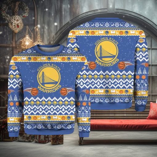 Golden State Warriors Basketball Ugly Christmas Sweater