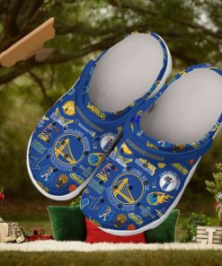 Golden State Warriors Champs Blue Design Crocs Clogs