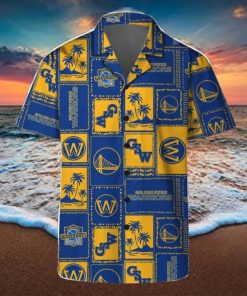 Golden State Warriors Hawaii Set Summer Pattern 3D Hawaiian Shirt And Shorts