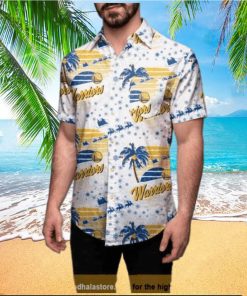 Golden State Warriors Hawaiian Shirt Winter Tropical