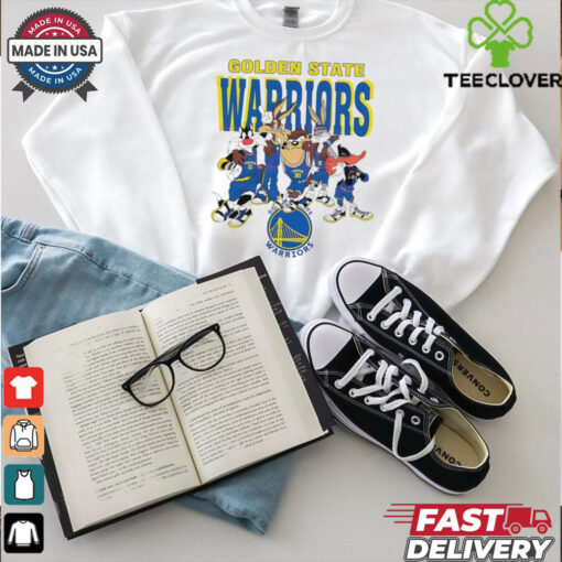 Golden State Warriors Looney Tunes characters NBA basketball shirt