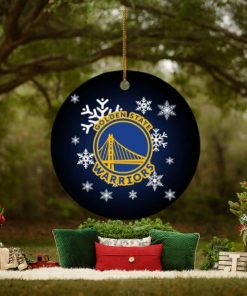 Golden State Warriors NBA Xmas Gifts 2023 Merry Christmas Ceramic Ornament