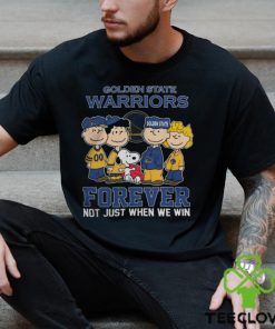 Golden State Warriors Pacers Snoopy Basketball Fan Forever Not Just When We Win 2024 Shirt