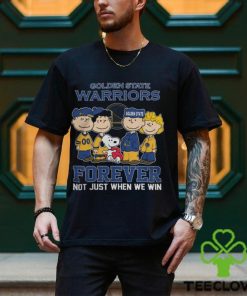 Golden State Warriors Pacers Snoopy Basketball Fan Forever Not Just When We Win 2024 Shirt