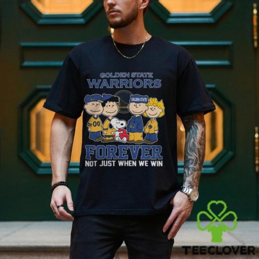 Golden State Warriors Pacers Snoopy Basketball Fan Forever Not Just When We Win 2024 Shirt