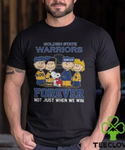 Golden State Warriors Pacers Snoopy Basketball Fan Forever Not Just When We Win 2024 Shirt