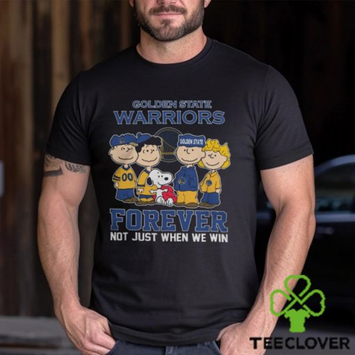 Golden State Warriors Pacers Snoopy Basketball Fan Forever Not Just When We Win 2024 Shirt