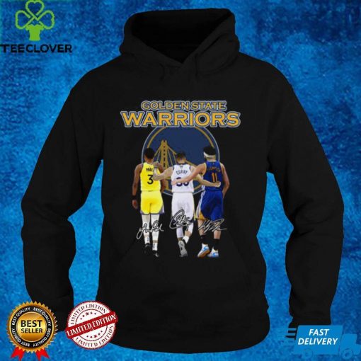 Golden State Warriors Poole Thompson Curry signatures hoodie, sweater, longsleeve, shirt v-neck, t-shirt