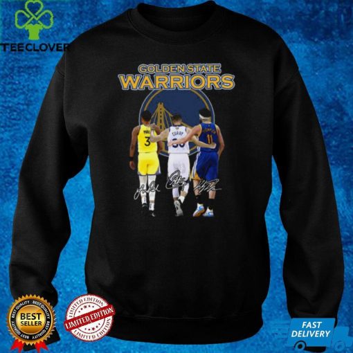 Golden State Warriors Poole Thompson Curry signatures hoodie, sweater, longsleeve, shirt v-neck, t-shirt