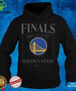 Golden State Warriors Sportiqe 2022 NBA Finals Stacked Hoop T Shirt