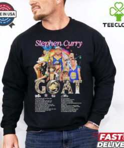 Golden State Warriors Stephen Curry 2024 Basketball Goat Graphics Signature Shirt 2 Golden State Warriors Stephen Curry 2024 Basketball Goat Graphics Signature Shirt