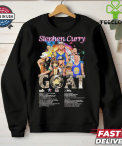 Golden State Warriors Stephen Curry 2024 Basketball Goat Graphics Signature Shirt 3 Golden State Warriors Stephen Curry 2024 Basketball Goat Graphics Signature Shirt