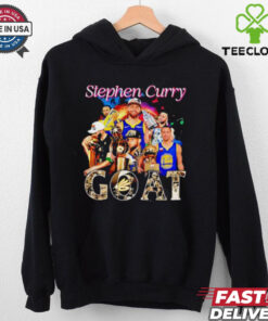 Golden State Warriors Stephen Curry 2024 Basketball Goat Graphics Signatures shirt