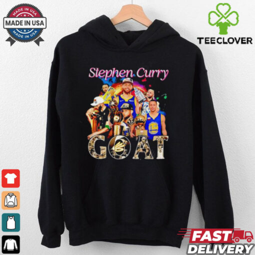 Golden State Warriors Stephen Curry 2024 Basketball Goat Graphics Signatures shirt