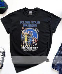 Golden State Warriors Stephen Curry The Legend Thank you For The Memories Signatures New Design T Shirt 1 Golden State Warriors Stephen Curry The Legend Thank you For The Memories Signatures New Design T Shirt