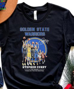 Golden State Warriors Stephen Curry The Legend Thank you For The Memories Signatures New Design T Shirt 2 Golden State Warriors Stephen Curry The Legend Thank you For The Memories Signatures New Design T Shirt