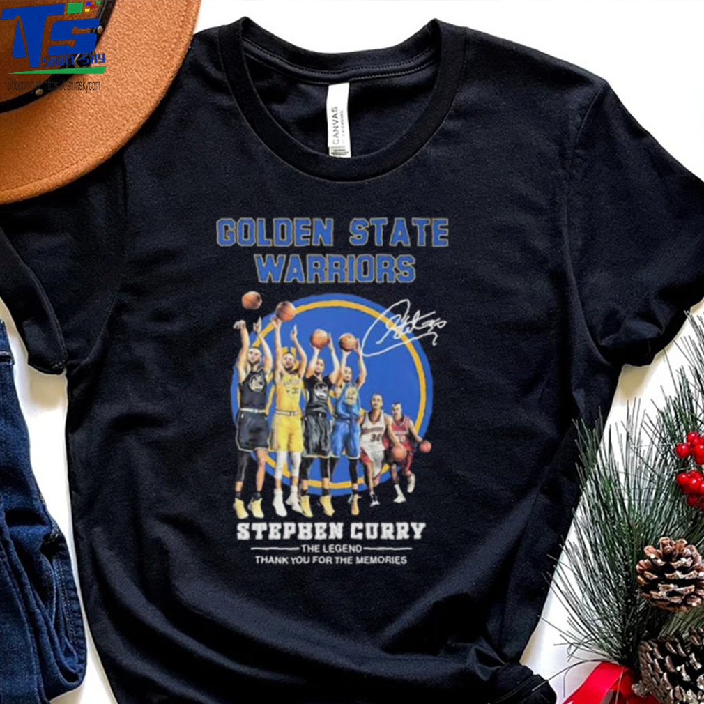 Golden State Warriors Stephen Curry The Legend Thank you For The Memories Signatures New Design T Shirt Golden State Warriors Stephen Curry The Legend Thank you For The Memories Signatures New Design T Shirt