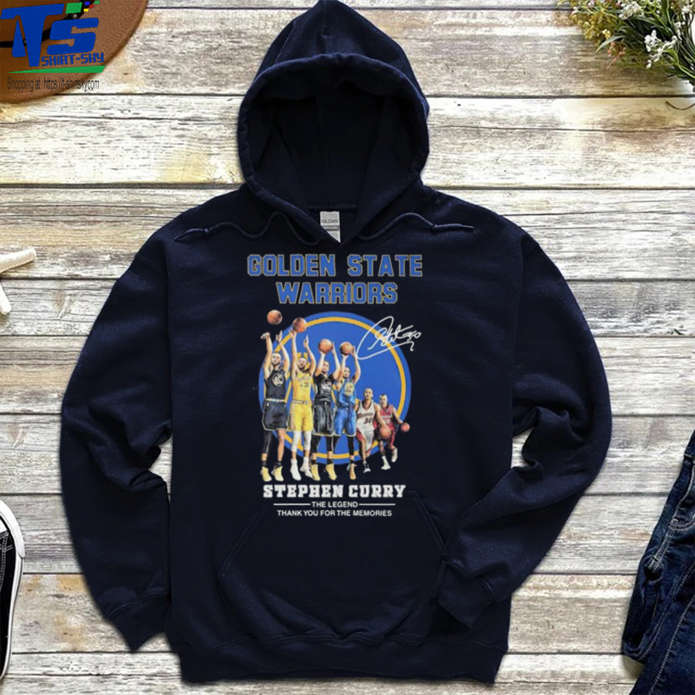 Golden State Warriors Stephen Curry The Legend Thank you For The Memories Signatures New Design T Shirt Golden State Warriors Stephen Curry The Legend Thank you For The Memories Signatures New Design T Shirt