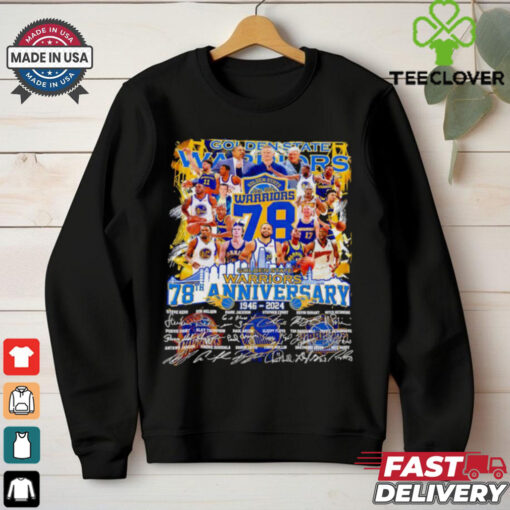 Golden State Warriors The Warriors 78th Anniversary 1946 2024 signature shirt