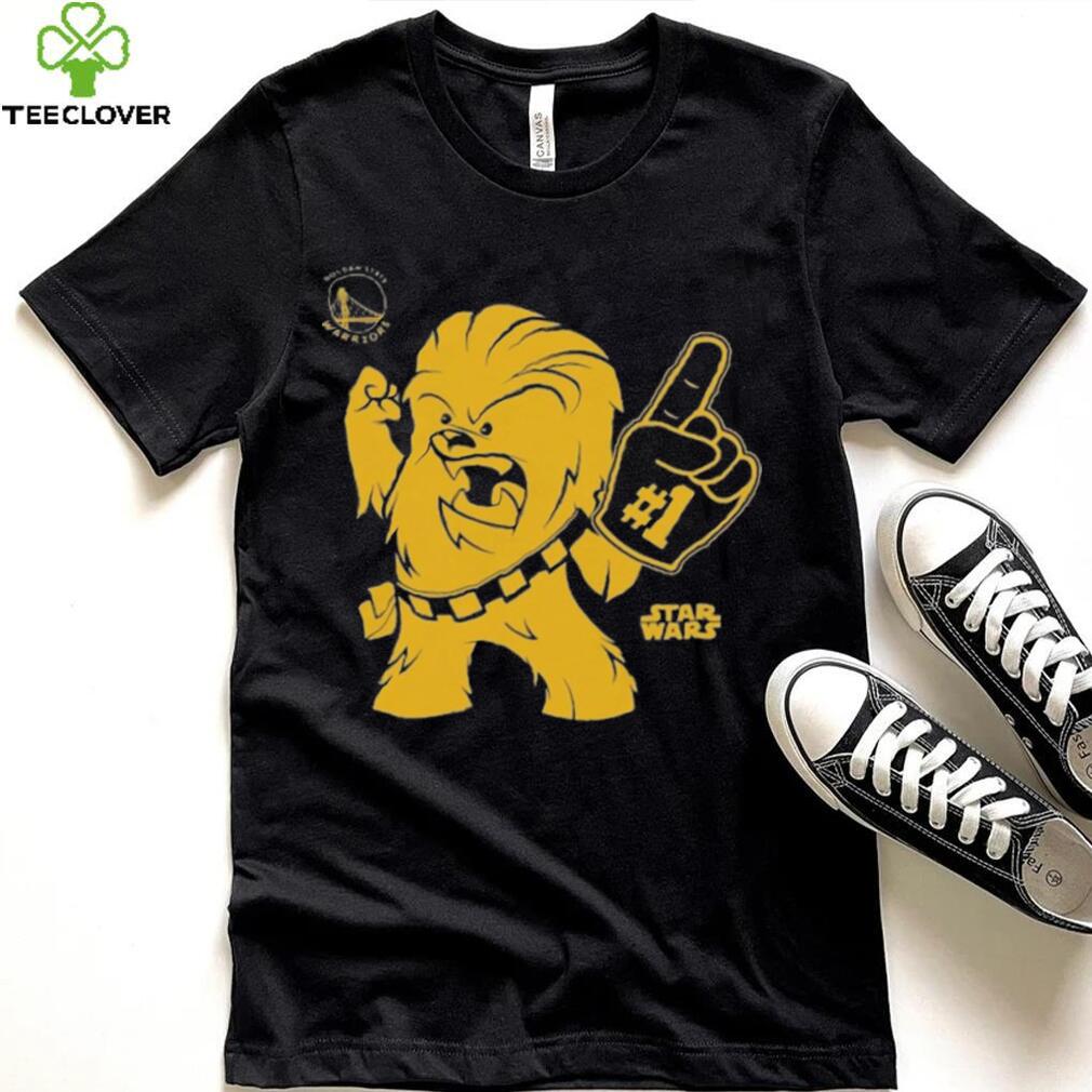 Golden State Warriors Toddler Star Wars Chewie #1 Fan T Shirt Golden State Warriors Toddler Star Wars Chewie #1 Fan T Shirt
