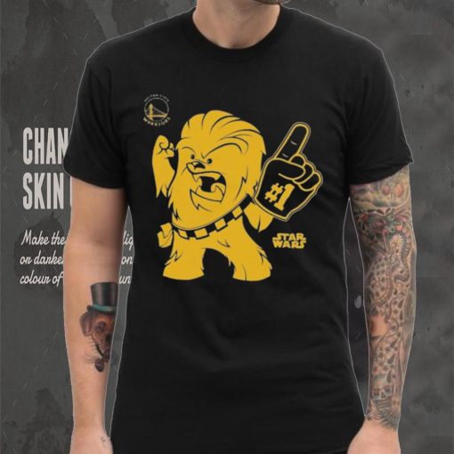 Golden State Warriors Toddler Star Wars Chewie #1 Fan T Shirt