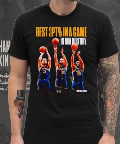 Golden State Warriors best 3pt % in a game in NBA history hoodie, sweater, longsleeve, shirt v-neck, t-shirt