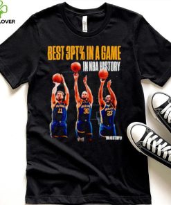 Golden State Warriors best 3pt % in a game in NBA history hoodie, sweater, longsleeve, shirt v-neck, t-shirt