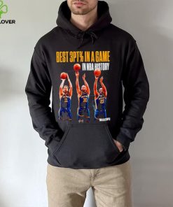 Golden State Warriors best 3pt % in a game in NBA history hoodie, sweater, longsleeve, shirt v-neck, t-shirt