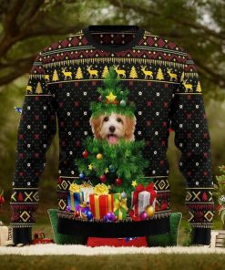Goldendoodle Pine Ugly Christmas Sweater Special Gift For Men Women