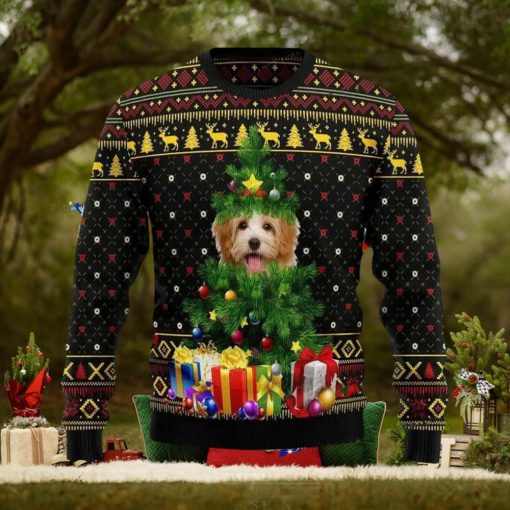 Goldendoodle Pine Ugly Christmas Sweater Special Gift For Men Women