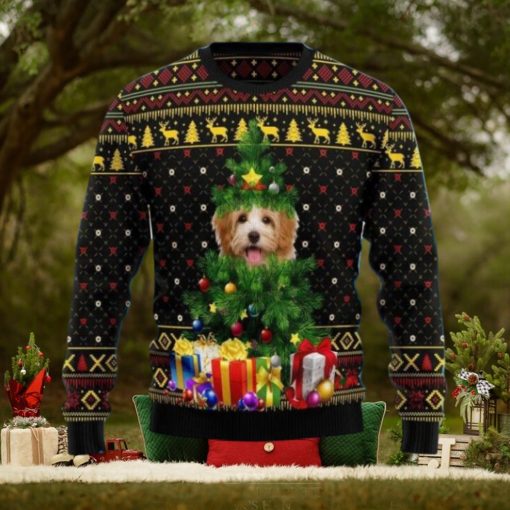 Goldendoodle Pine Ugly Christmas Sweater