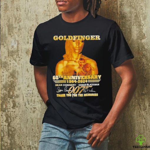 Goldfinger 60th Anniversary 1964 2024 Thank You For The Memories signatures T Shirt