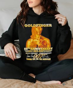 Goldfinger 60th Anniversary 1964 2024 Thank You For The Memories signatures T Shirt