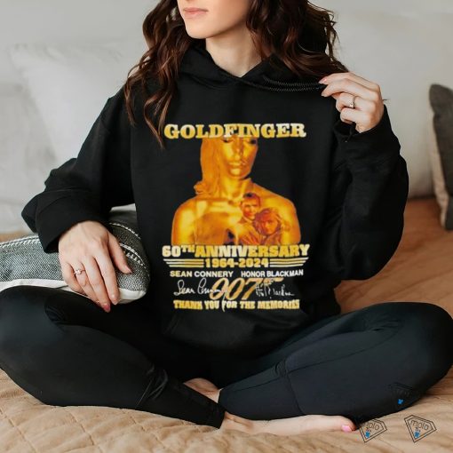 Goldfinger 60th Anniversary 1964 2024 Thank You For The Memories signatures T Shirt