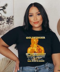 Goldfinger 60th Anniversary 1964 2024 Thank You For The Memories signatures T Shirt