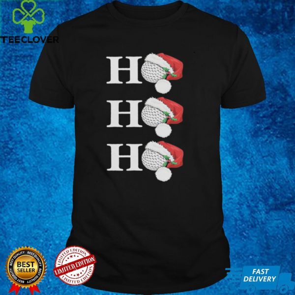 Golf Balls Ho Ho Ho Merry Christmas hoodie, sweater, longsleeve, shirt v-neck, t-shirt