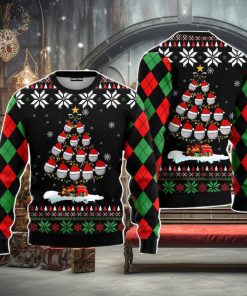Golf Christmas Tree Snow Christmas Unisex Ugly Sweater