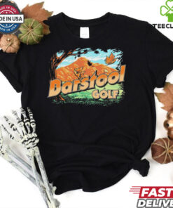 Golf Fall Mountain Barstool Painting t shirt