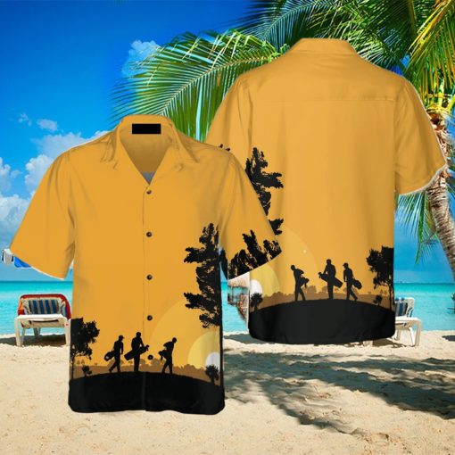 Golfers At Dusk Hawaiian Shirt Aloha Summer For Men And Women Gift