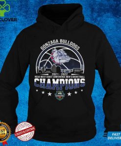Gonzaga Bulldogs 2021 2022 NCAA West Coast Men's Basketball Champions Graphic Unisex T Shirt, Sweatshirt