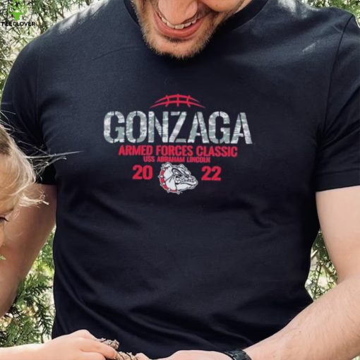 Gonzaga Bulldogs Armed Forces Classic USS Abraham Lincoln 2022 Shirt