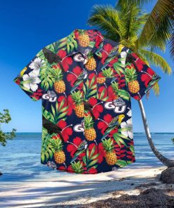 Gonzaga Bulldogs Floral Hawaiian Shirt